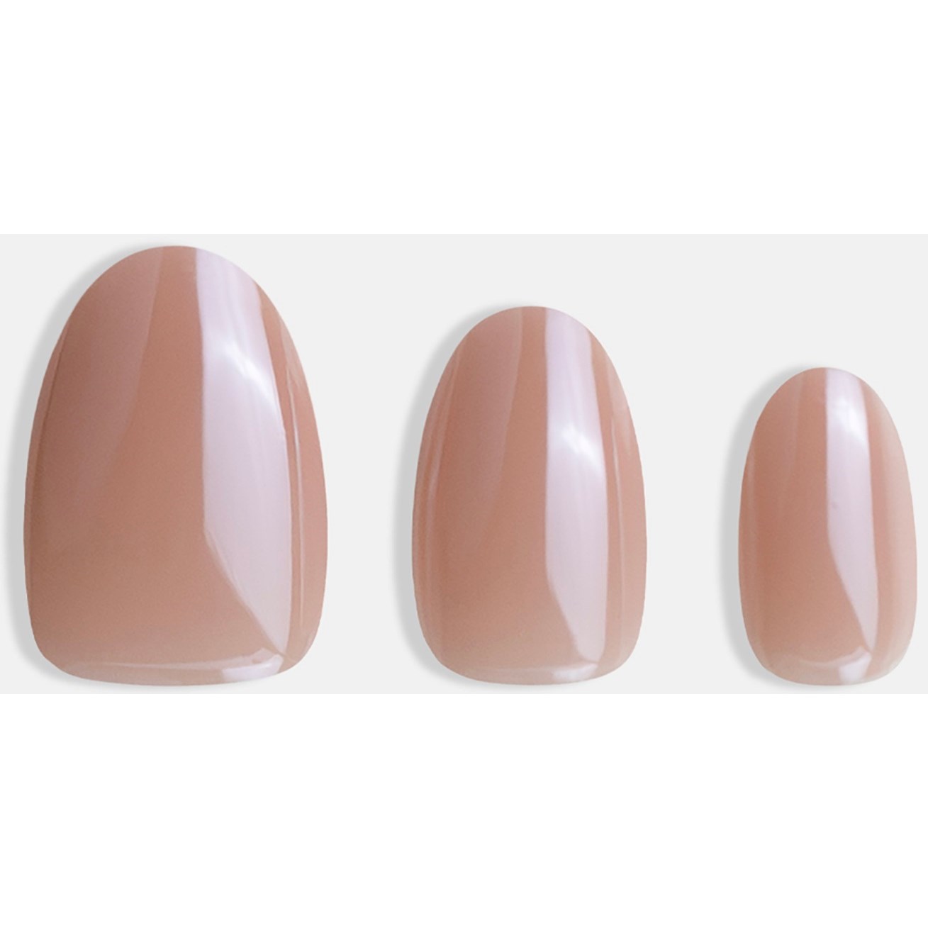 DUFFBEAUTY Instant Pro Press-On Manicure Glazed Latte Short Almon