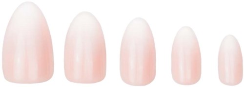 DUFFBEAUTY Instant Pro PressOn Manicure Baby Boomer, Medium Almond