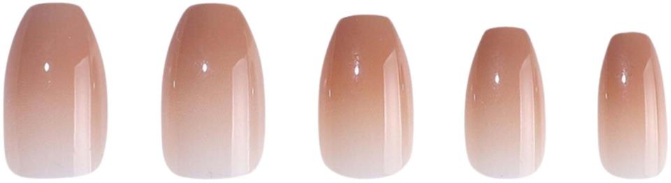 DUFFBeauty Reusable Press-On Manicures Nude Ombre
