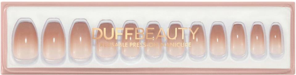 DUFFBeauty Reusable Press-On Manicures Nude Ombre
