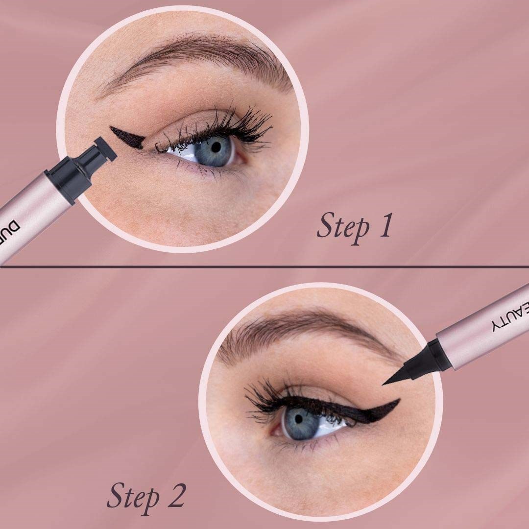 DUFFBEAUTY Master Stamp And Stroke Eyeliner Extreme Black Grand 12mm (obrázok 3)