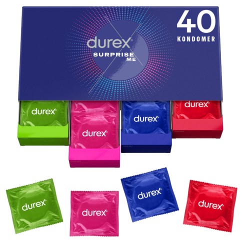 Durex Surprise Me Deluxe Condoms 40 st
