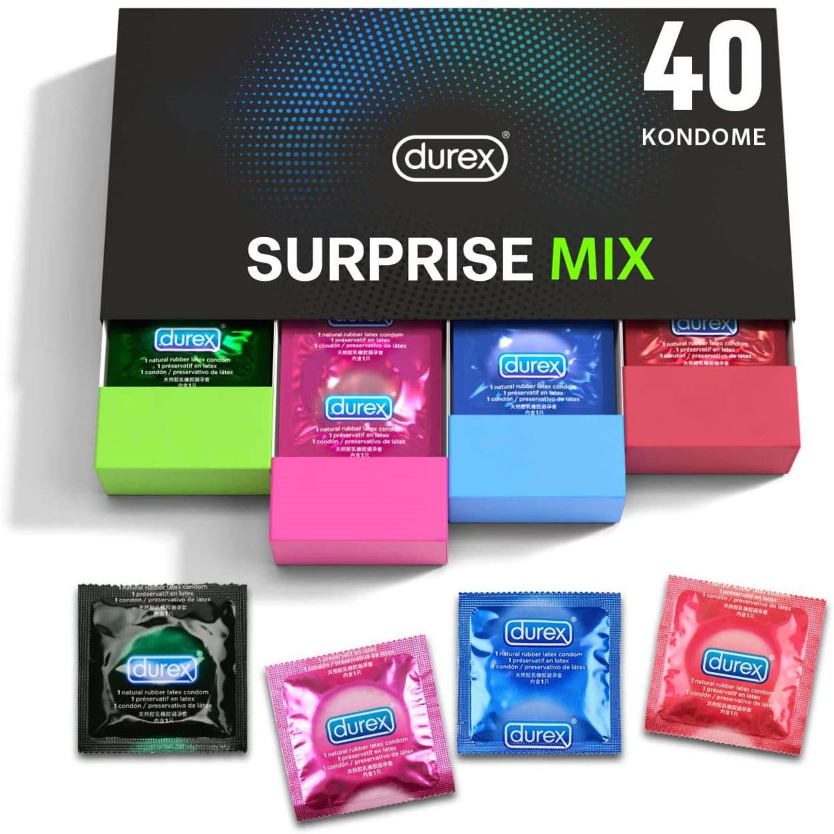 Durex Surprise Me Deluxe Condoms 40 St 8413