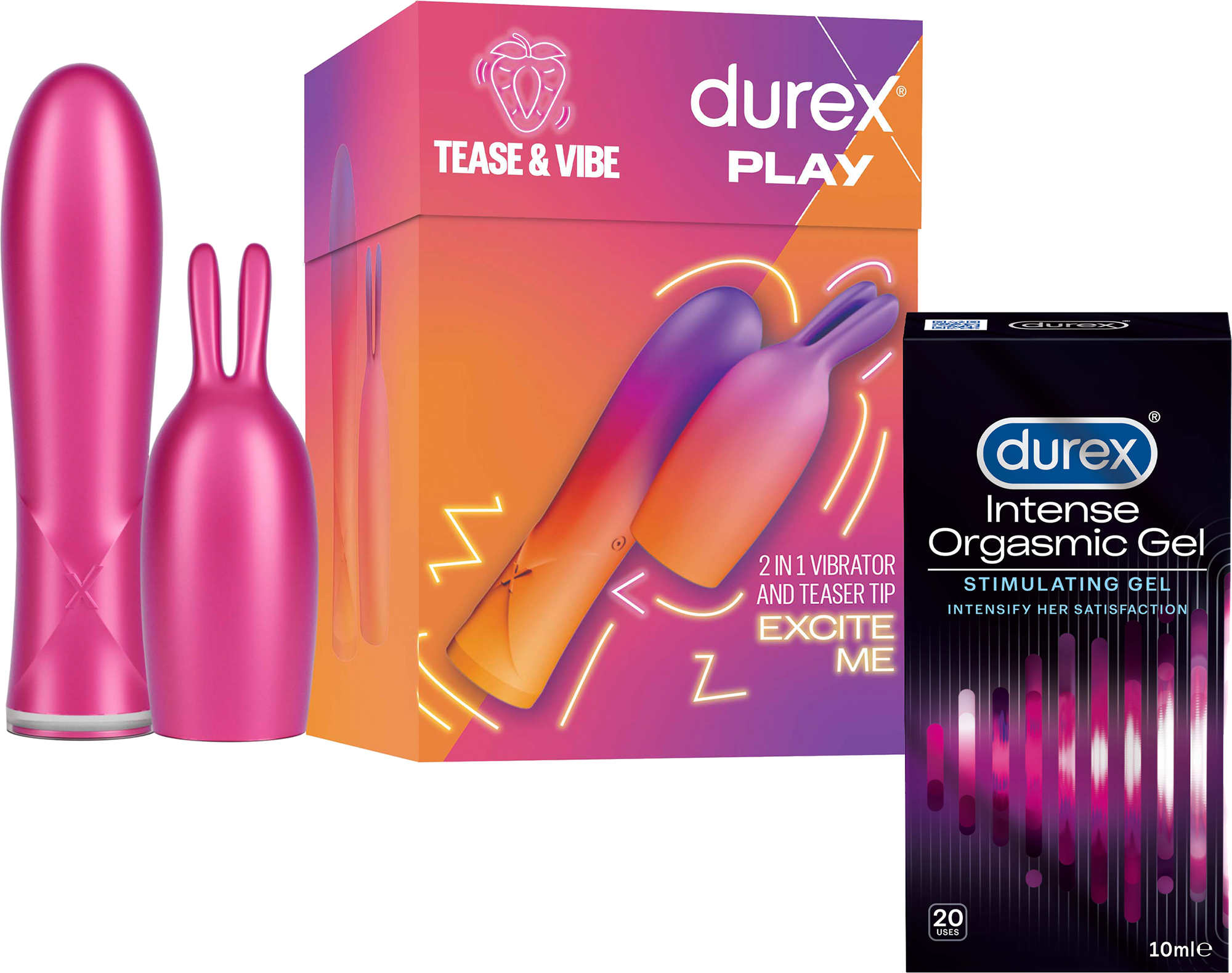 Durex Intense orgasmic gel 10 ml | lyko.com