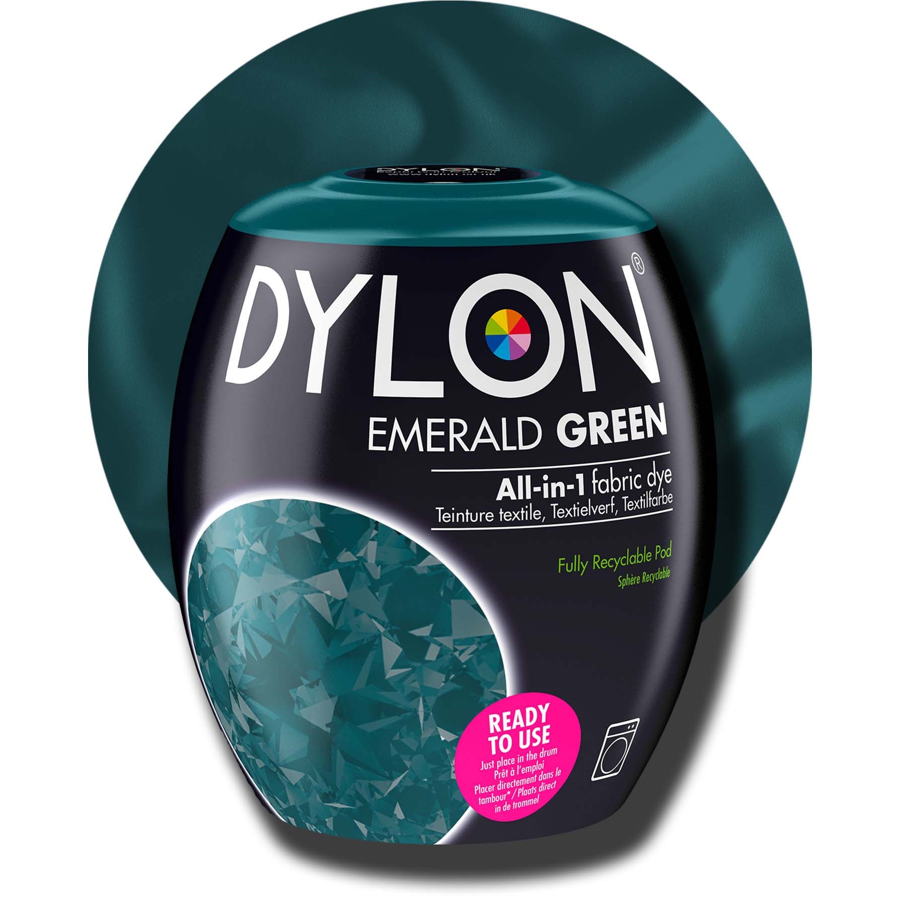Dylon all-in-1 textilfärg  04 Emerald Green billede