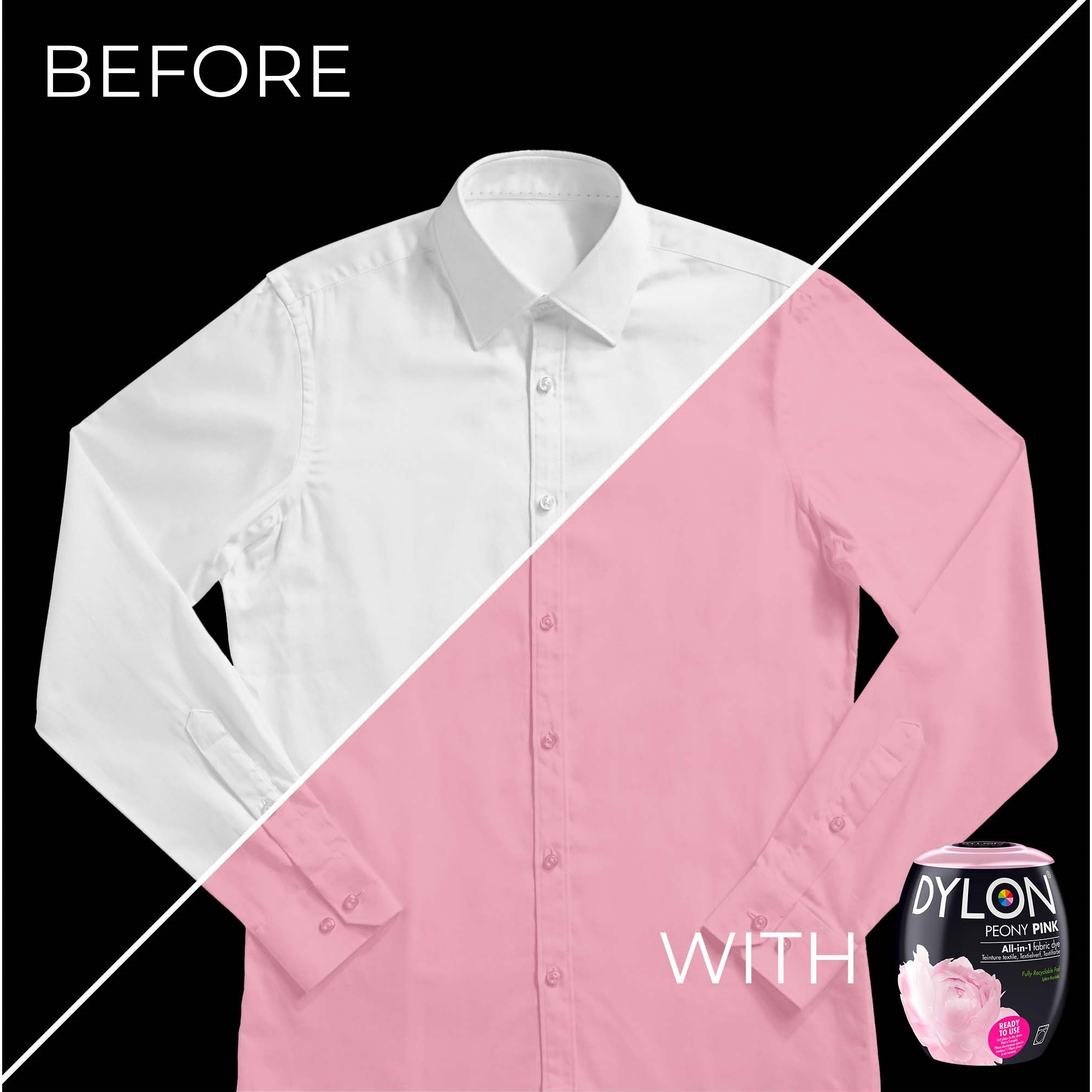 Dylon all-in-1 textilfärg  07 Peony Pink (zdjęcie 3)