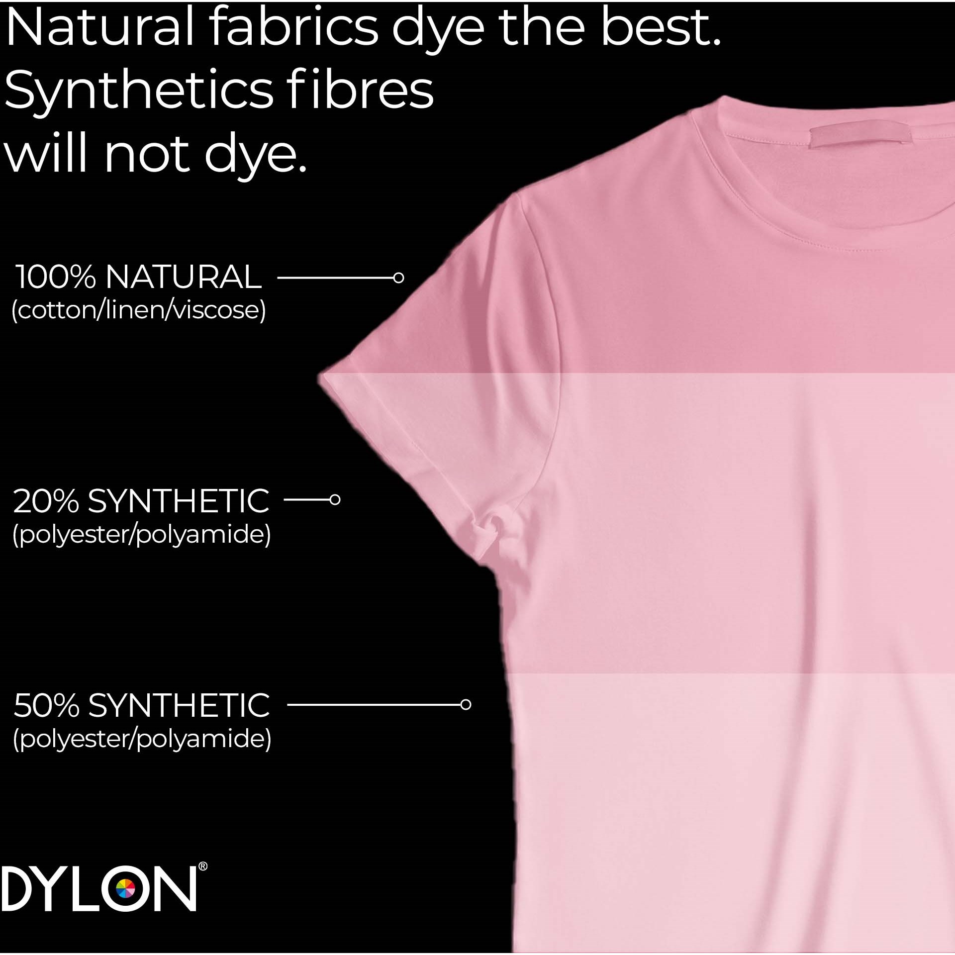 Dylon all-in-1 textilfärg  07 Peony Pink (zdjęcie 5)