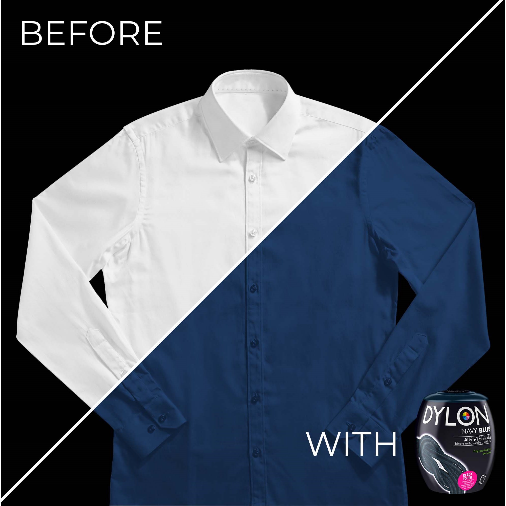 Dylon all-in-1 textilfärg  08 Navy Blue (zdjęcie 3)