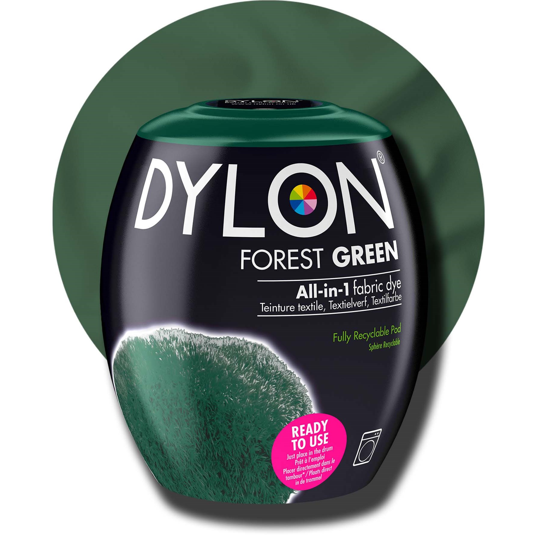 Dylon all-in-1 textilfärg  09 Forest Green billede