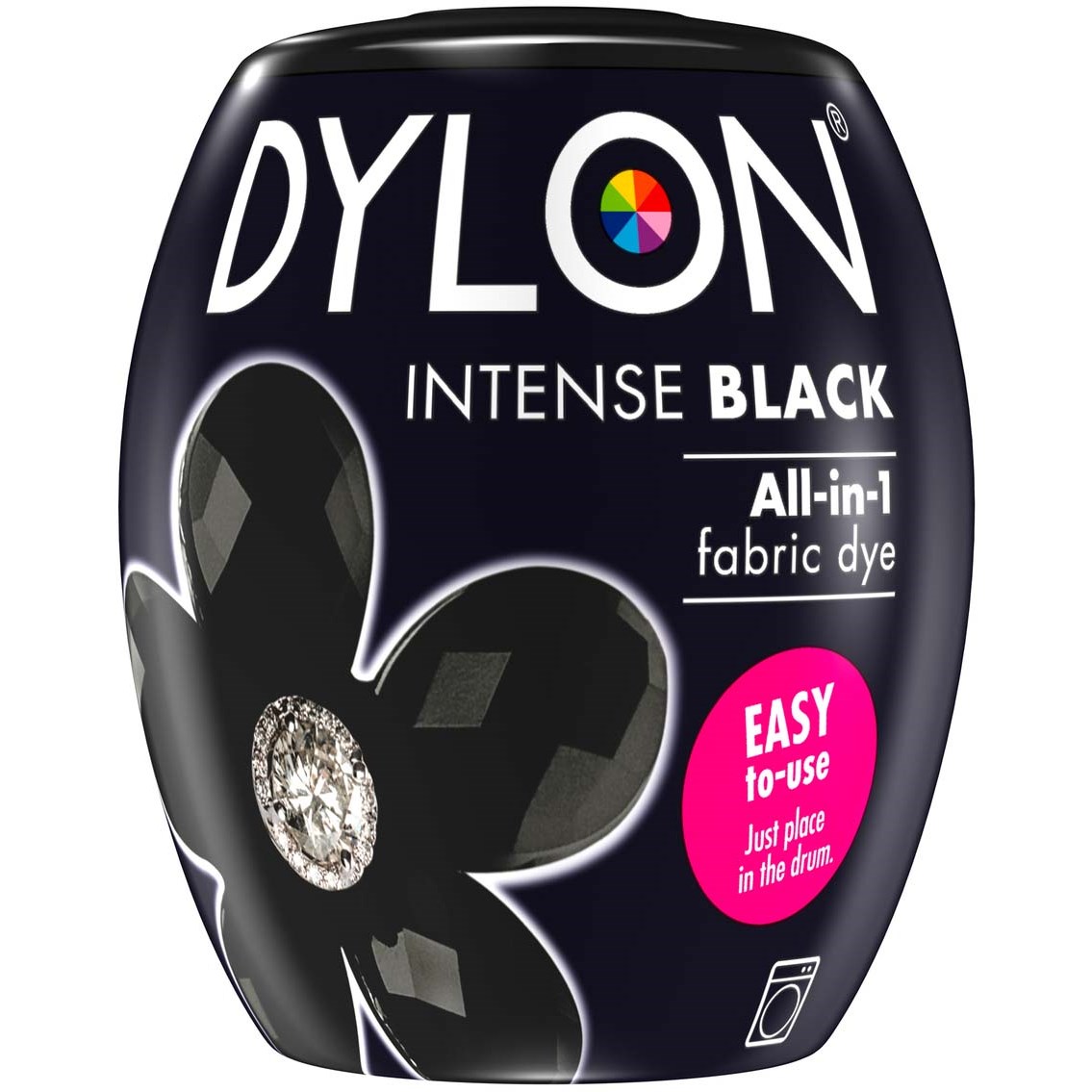 Dylon all-in-1 textilfärg 12 Intense Black billede