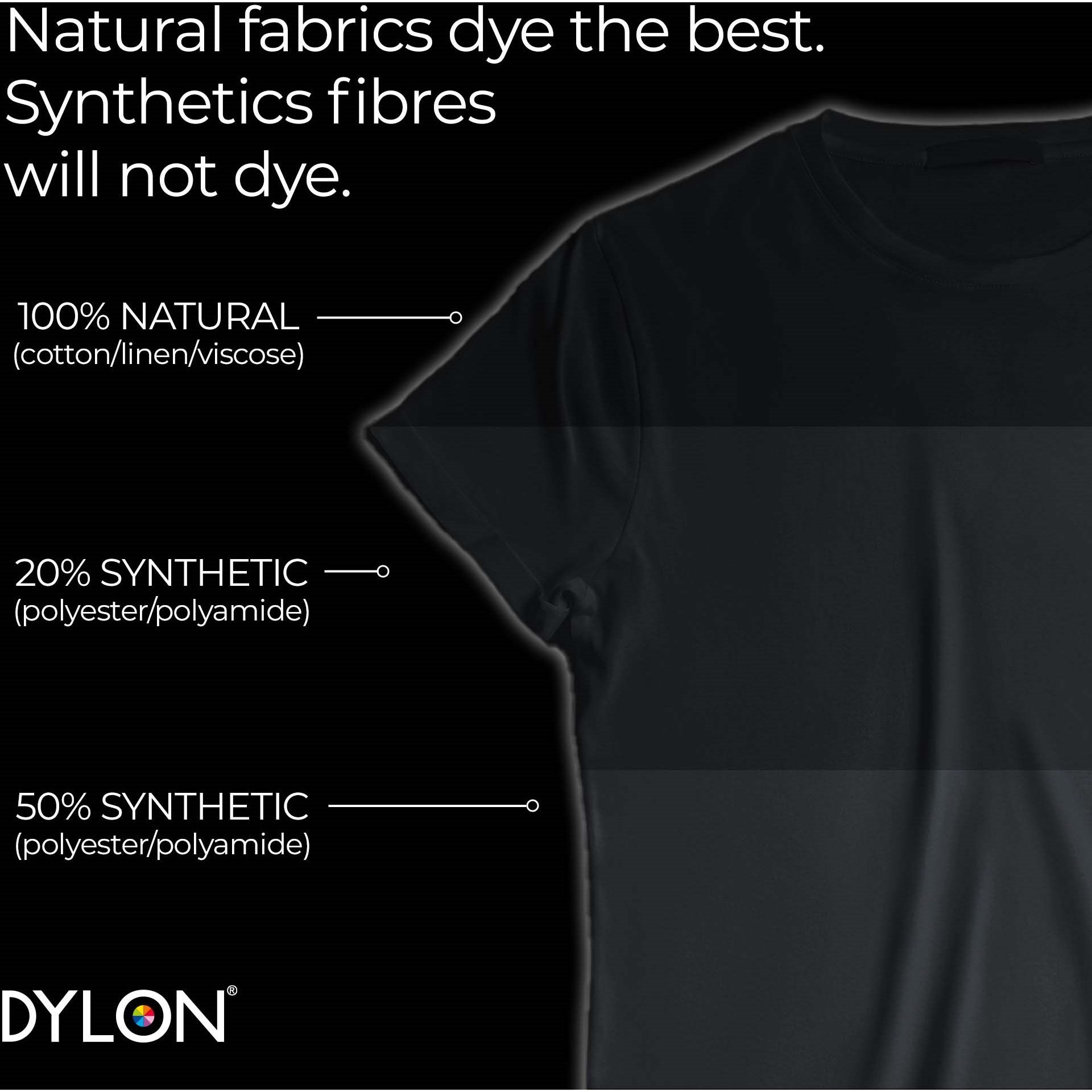 Dylon all-in-1 textilfärg  12 Intense Black (zdjęcie 5)