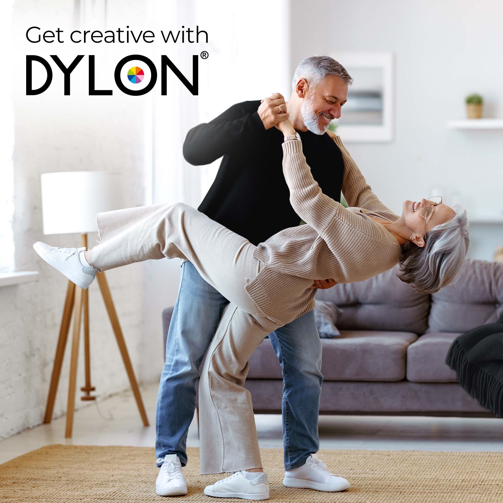 Dylon all-in-1 textilfärg  12 Intense Black (zdjęcie 8)