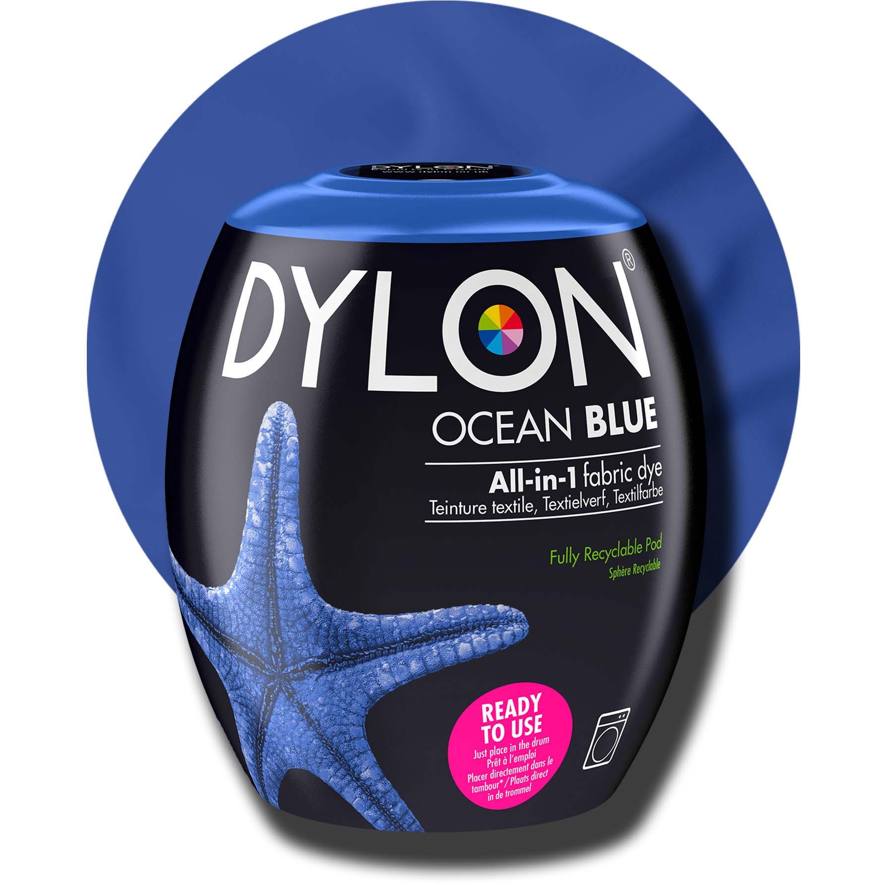 Dylon all-in-1 textilfärg 26 Ocean Blue billede
