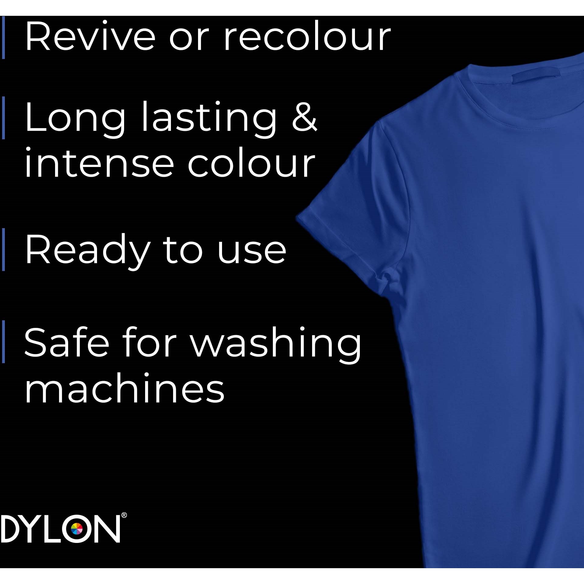 Dylon all-in-1 textilfärg  26 Ocean Blue (zdjęcie 2)