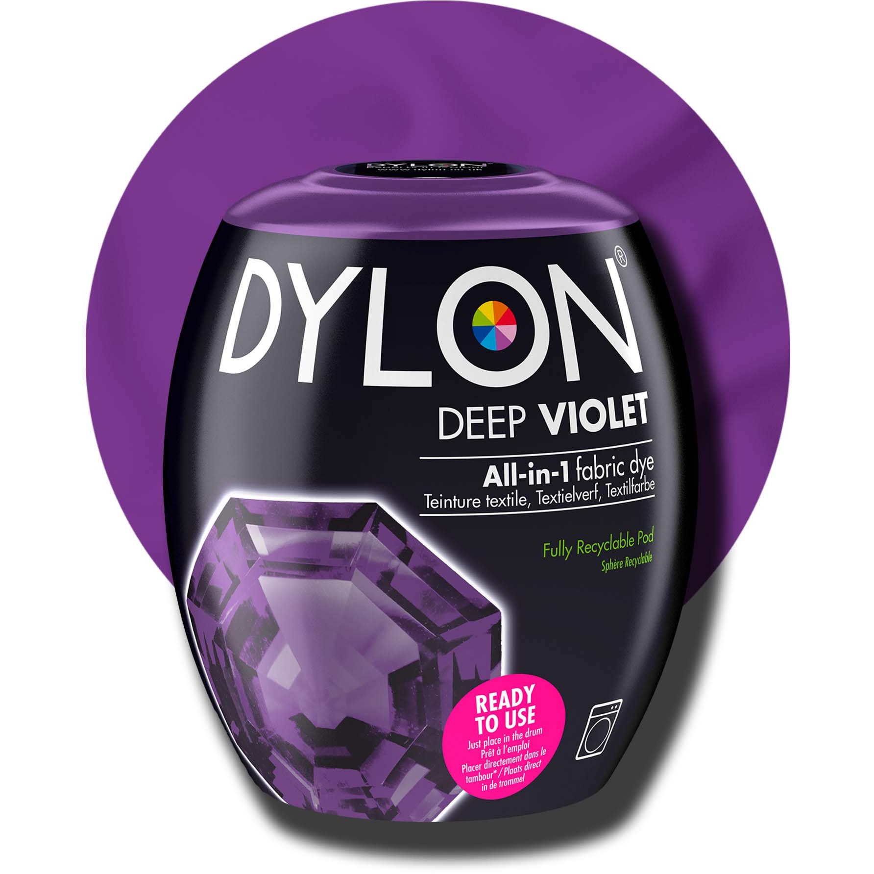 Dylon all-in-1 textilfärg  30 Deep Violet billede