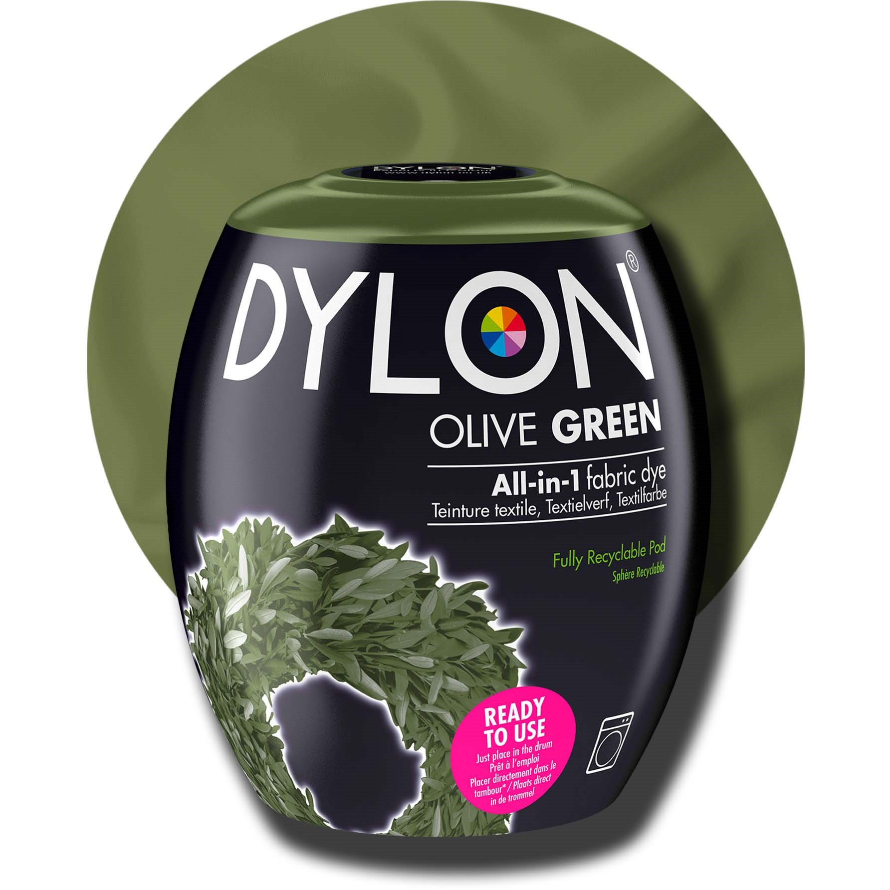 Dylon all-in-1 textilfärg  34 Olive Green billede