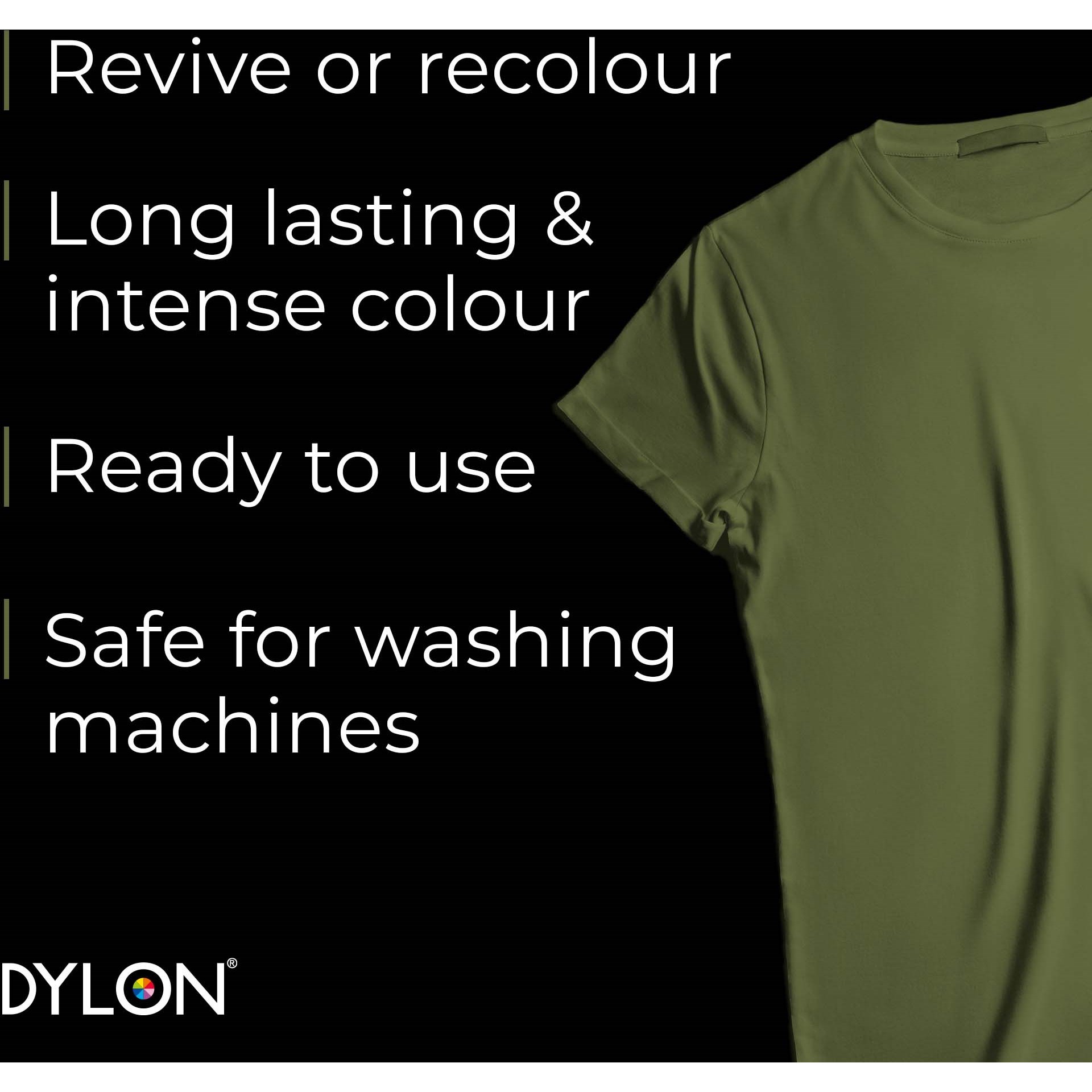 Dylon all-in-1 textilfärg  34 Olive Green (zdjęcie 2)