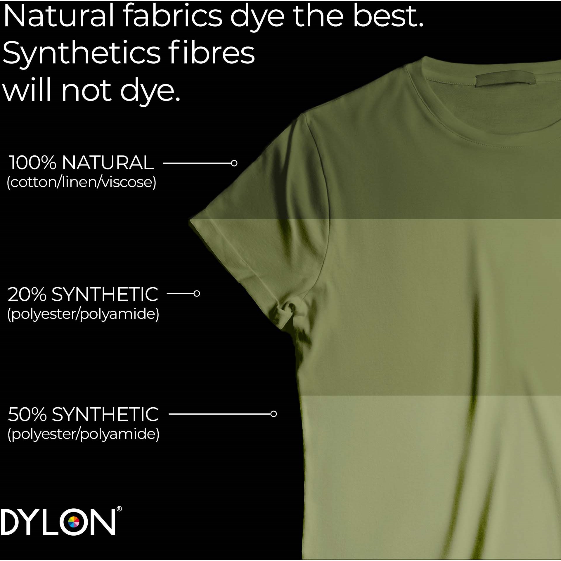 Dylon all-in-1 textilfärg  34 Olive Green (zdjęcie 5)
