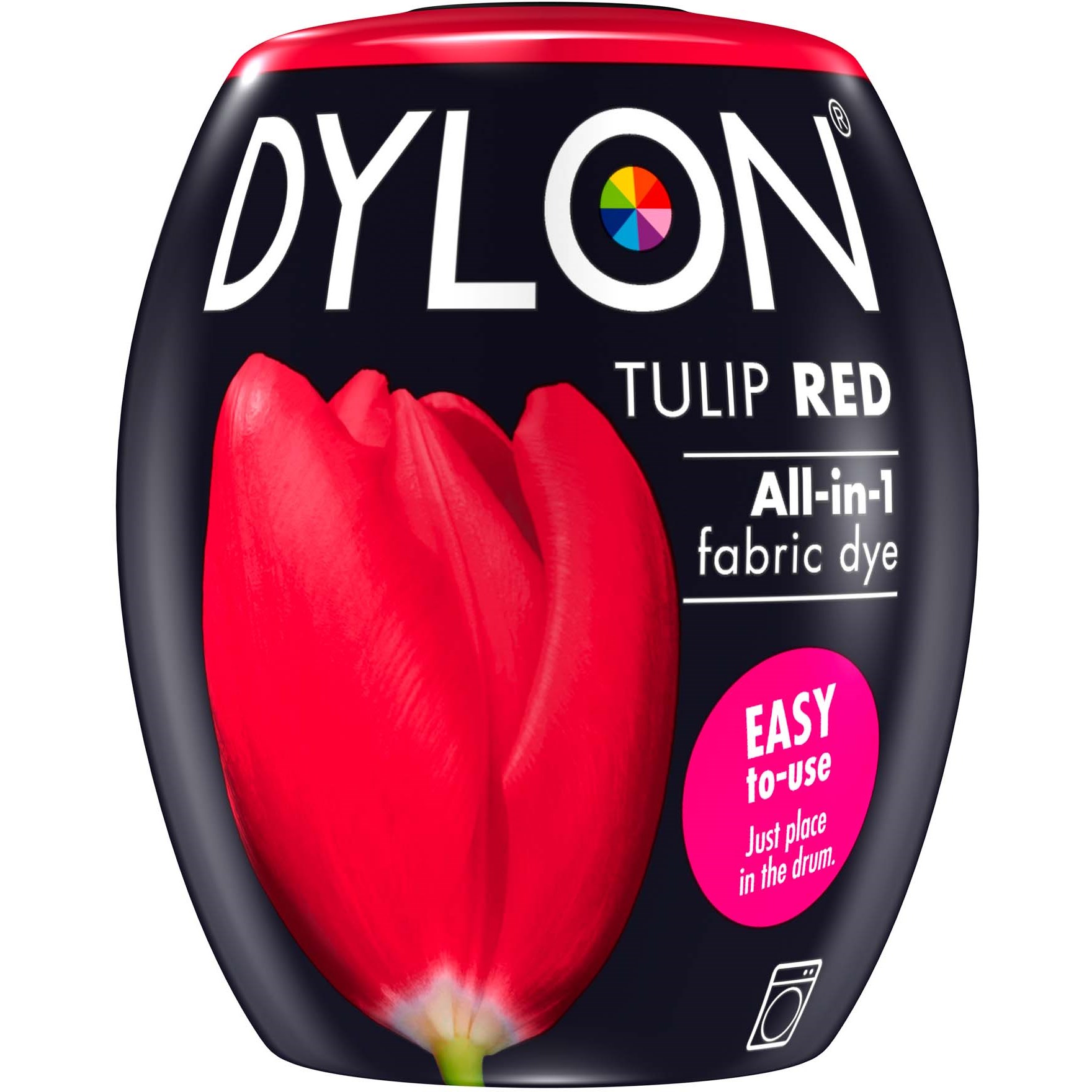 Dylon all-in-1 textilfärg 36 Tulip Red billede
