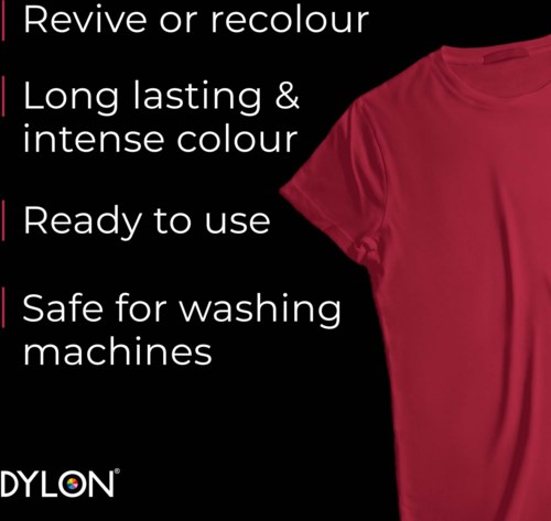 Dylon all-in-1 textilfärg  36 Tulip Red