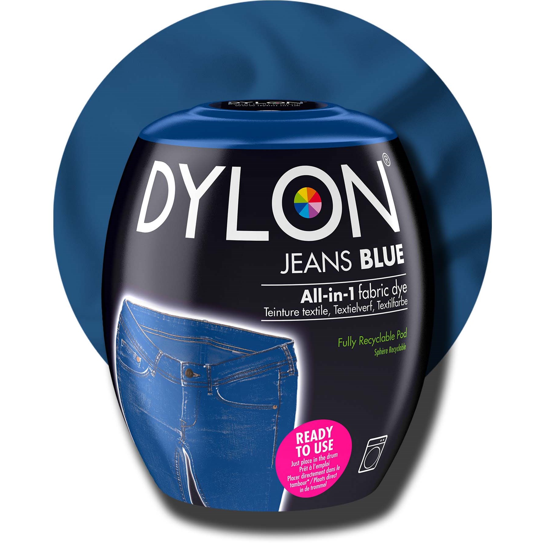 Dylon all-in-1 textilfärg  41 Jeans Blue billede