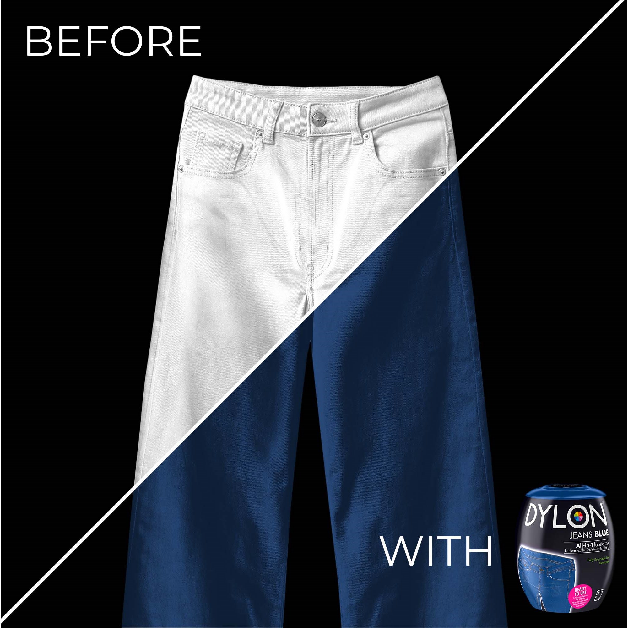Dylon all-in-1 textilfärg  41 Jeans Blue (zdjęcie 3)