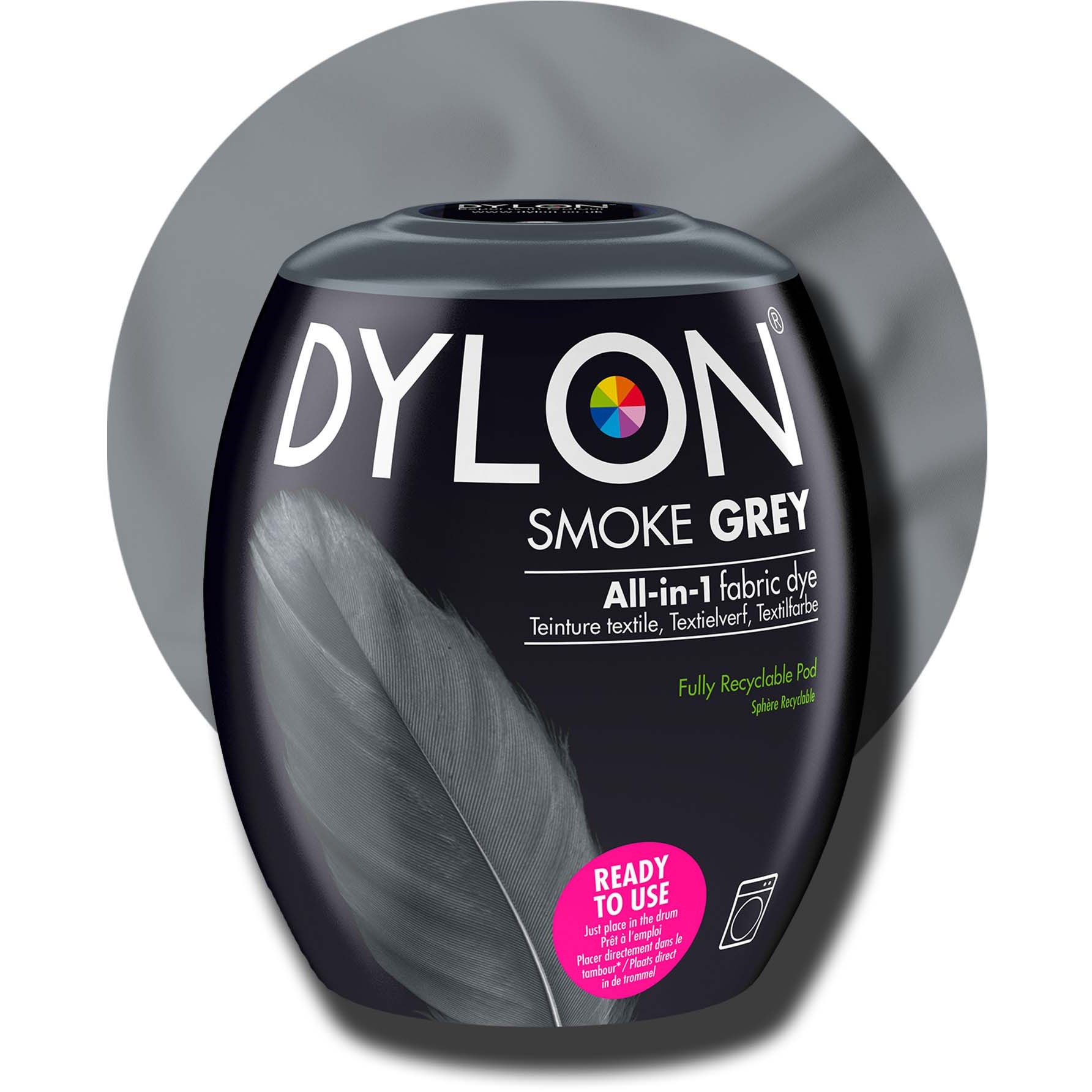 Dylon all-in-1 textilfärg 65 Smoke Grey billede
