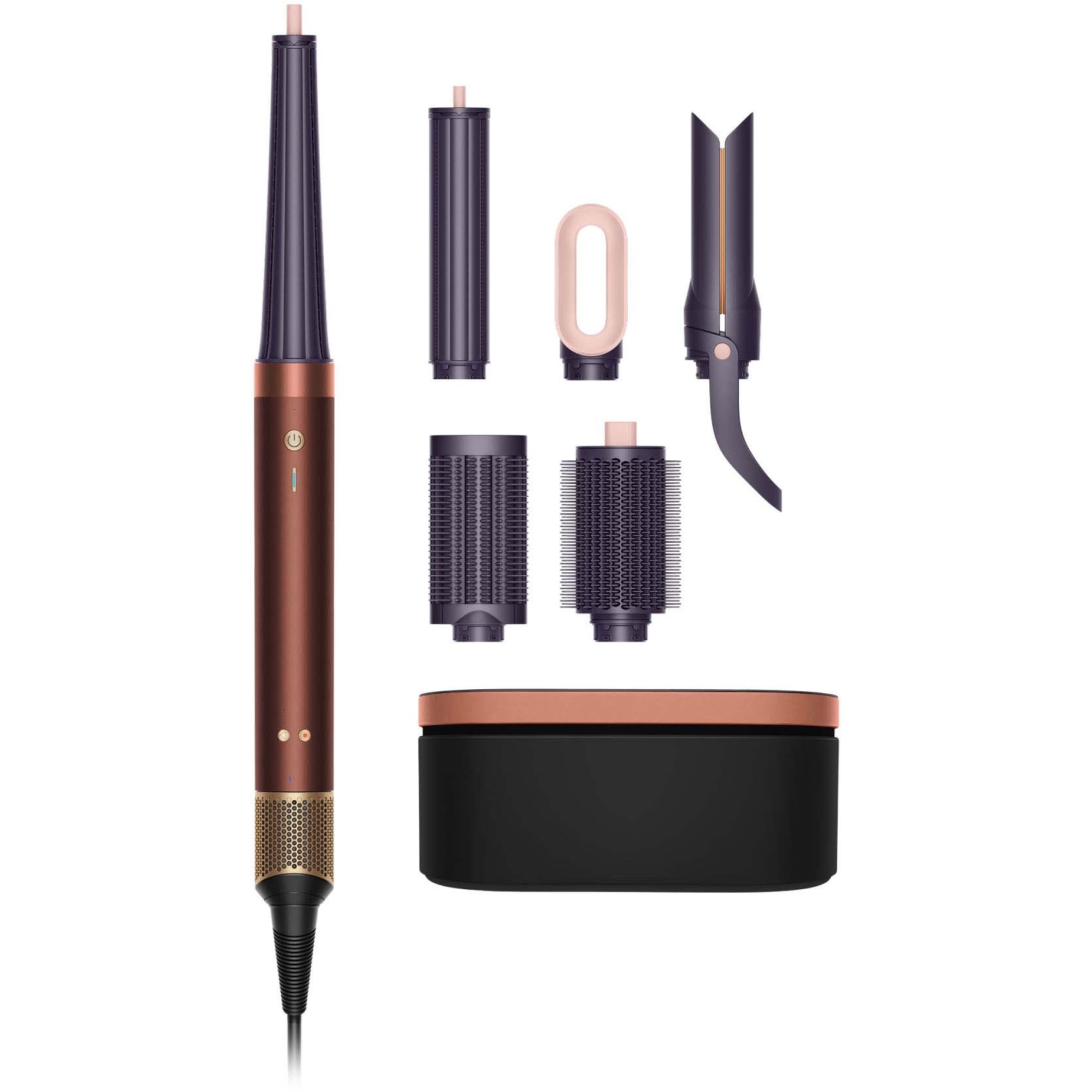 Dyson Tactical Airwrap Co-anda 2xTM Straight+Wavy Plum Copper