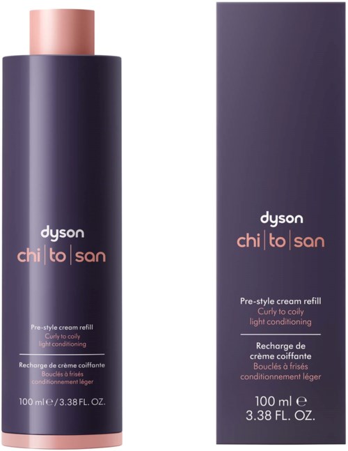 Dyson Chitosan Pre-style Cream Refill Curly to Coily, Light Conditioning 100 ml