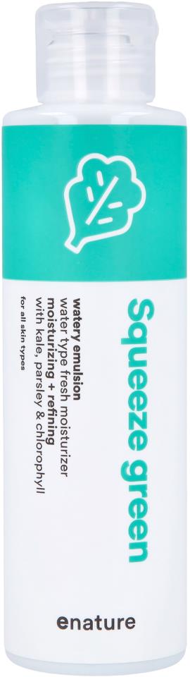 E Nature Squeeze Green Watery Emulsion 150ml