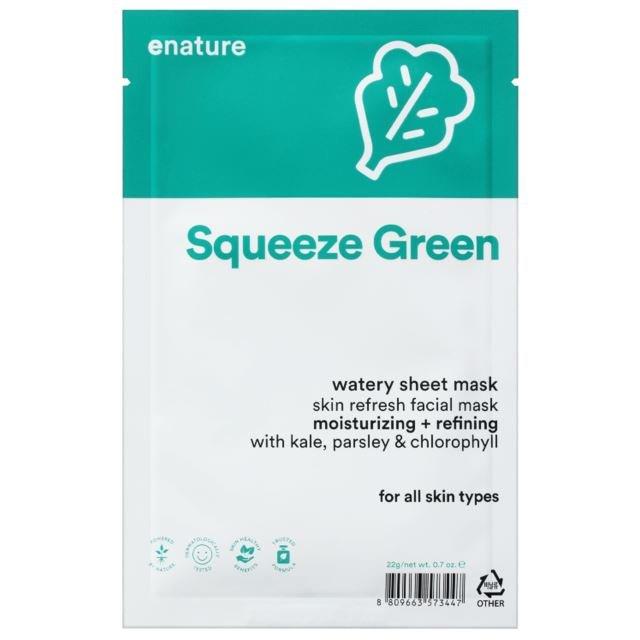 E Nature Squeeze Green Watery Sheet Mask