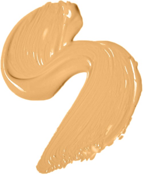 Beige kermaista sivellystä, joka muodostaa vapaan numeron kaksi ja kiiltävän lopputuloksen.