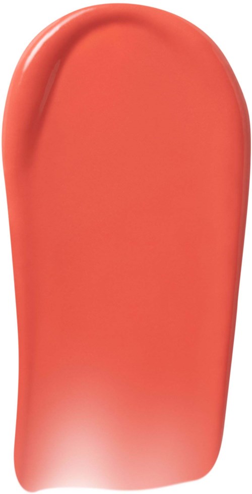 Ett enda orange föremål med konvex topp och rundad botten, slät yta, inga synliga märken.