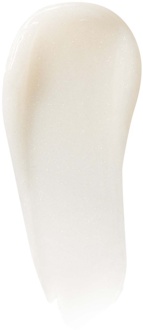 A smooth, white, elongated object that looks like a shell or a piece of polished stone.