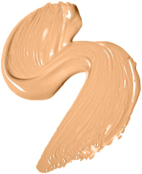 Kaksi beige meikki- tai kermanympyrää valkoisella taustalla.