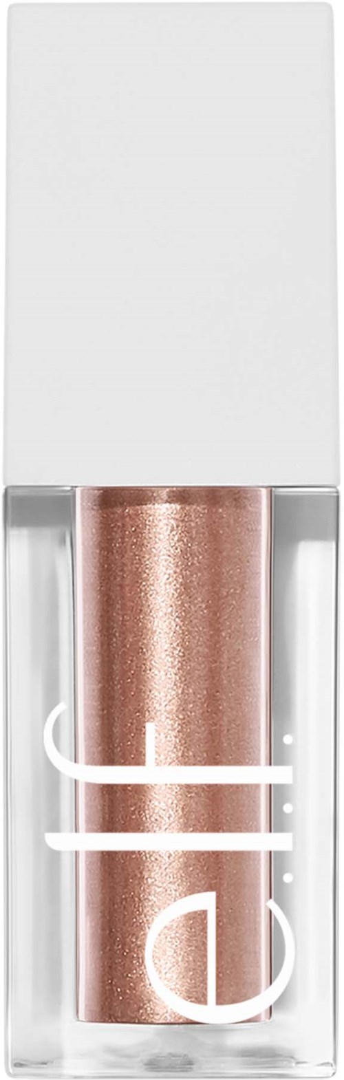Ett läppstift i rosa metallicfärg med en glansig, reflekterande yta.