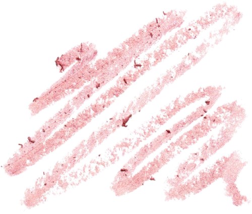 Red crayon marks on a white background with small bird drawings.