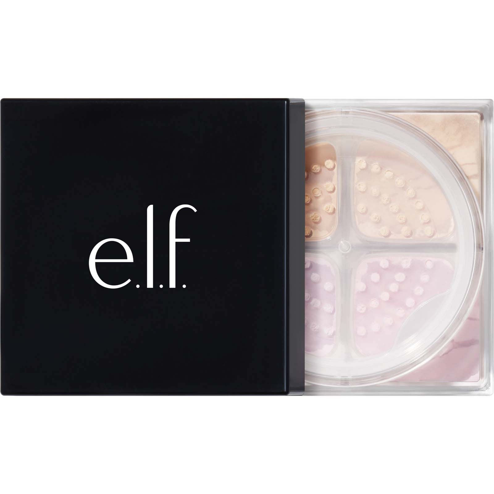 e.l.f. Set it Bright Powder Quad Light-Medium