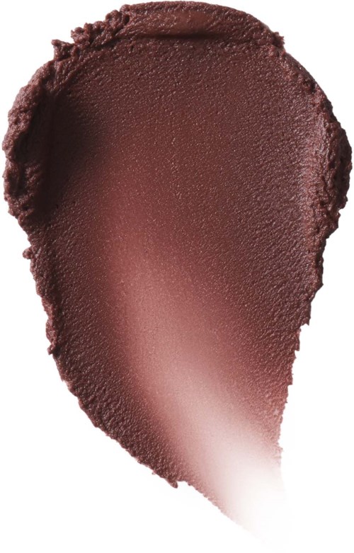 A large, round makeup eyeshadow in a pinkish-brown shade with a matte finish.