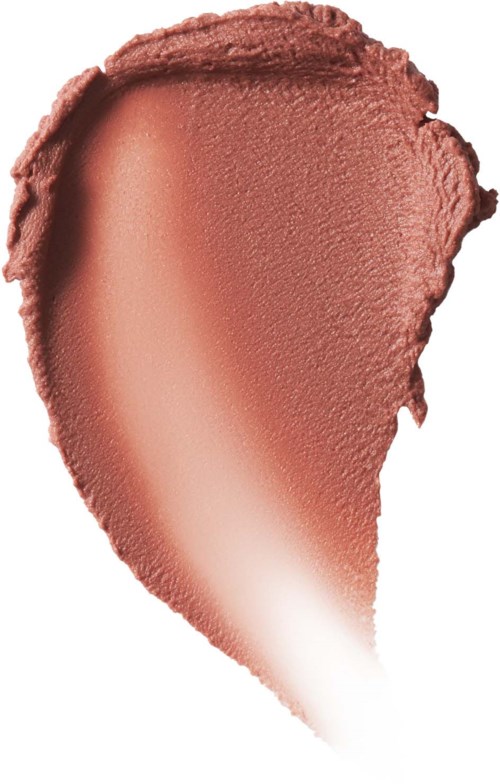 A swatch of brownish-pink makeup or lipstick with a smooth gradient and textured edges.