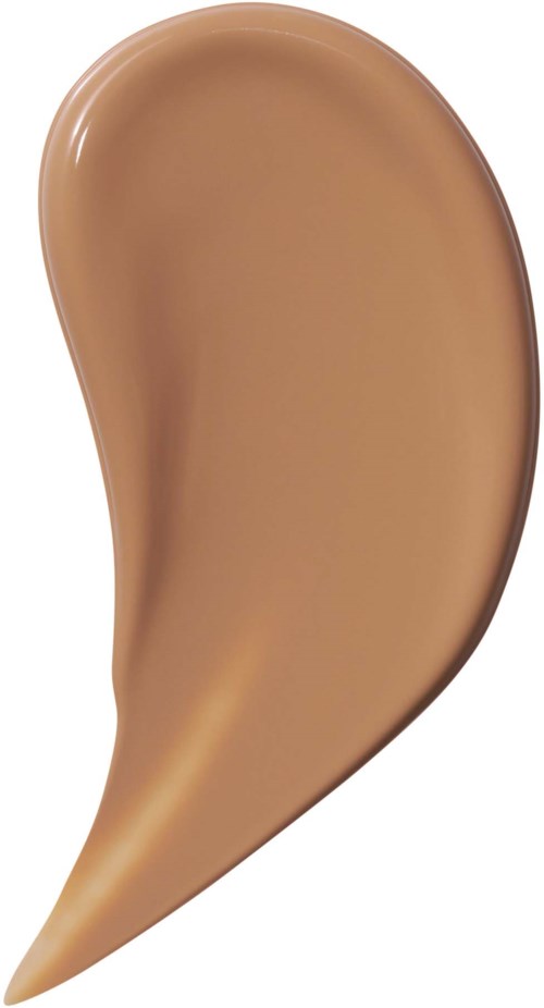 Beige tai vaalean ruskea nestemäinen meikki tai meikkivoide tipputteessa.