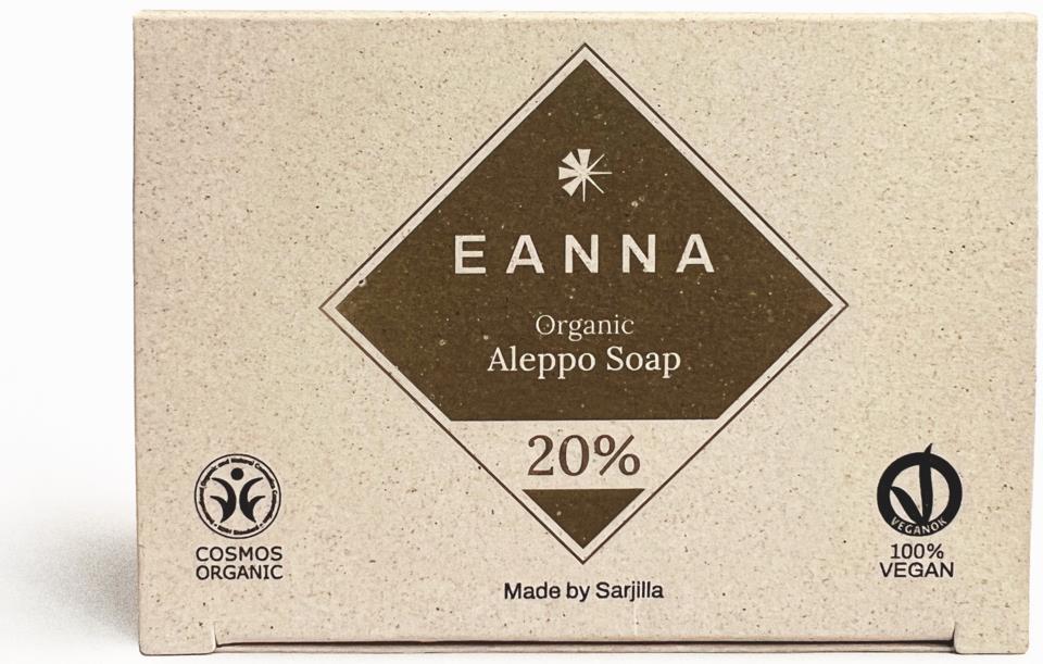 EANNA Ekologisk Aleppotvål 20% lagerbärsolja 200 g