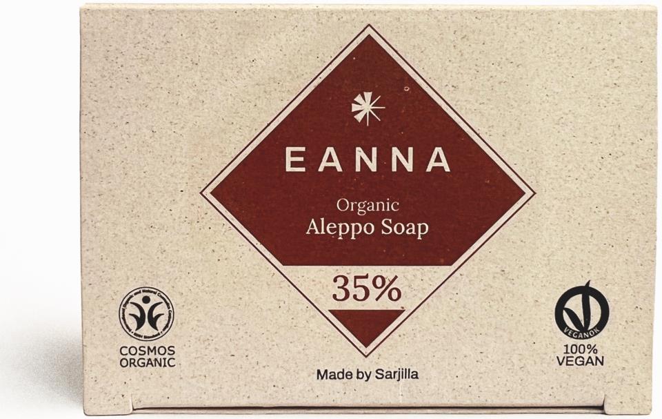 EANNA Ekologisk Aleppotvål 35% lagerbärsolja 200 g