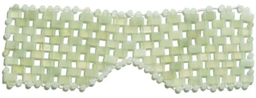 Earth Harbor Island Jade Gemstone Eye Mask