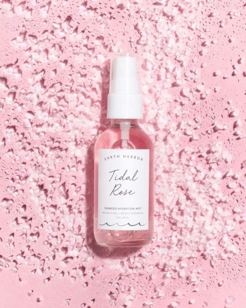 Тоник-мист для лица Earth Harbor Tidal Rose Crystal Hydration Toner увлажняющий, с розовой водой, 60 мл — фото 3
