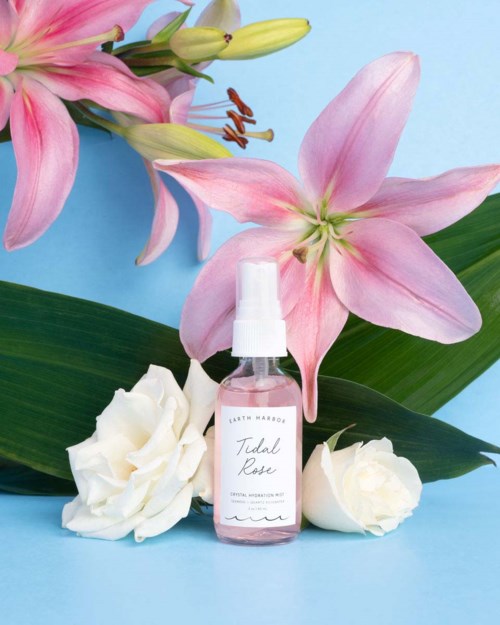 Тоник-мист для лица Earth Harbor Tidal Rose Crystal Hydration Toner увлажняющий, с розовой водой, 60 мл — фото 4