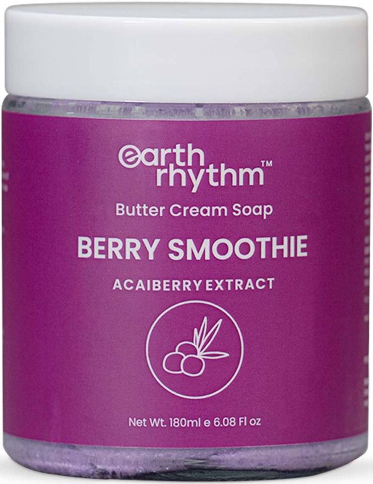 Earth Rhythm Berry Smoothie Butter Cream Soap 180 g