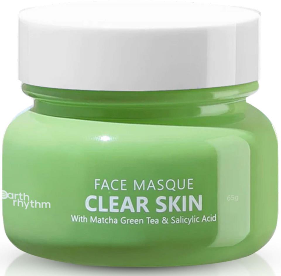 Earth Rhythm Clear Skin Face Masque With Matcha Green Tea & Salicylic Acid 65 g