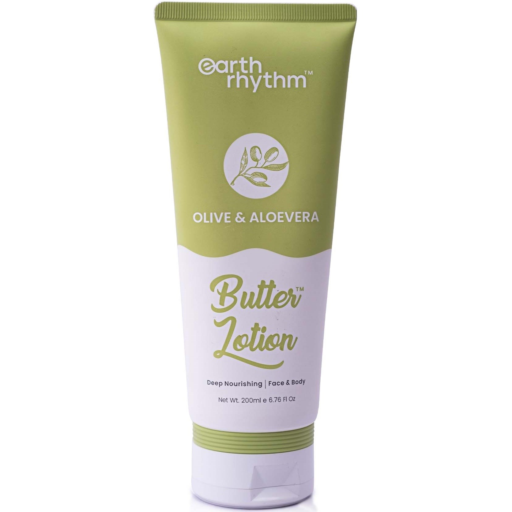 Läs mer om Earth Rhythm Olive & Aloe Vera Butter Body Lotion 200 ml