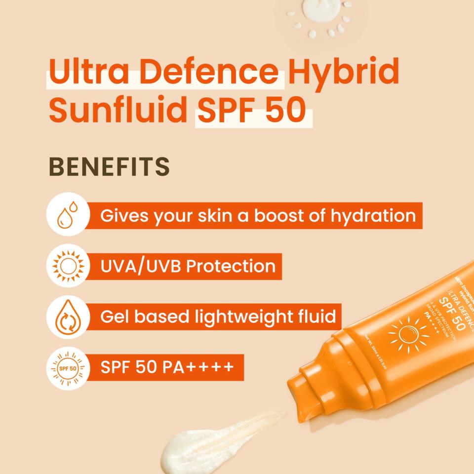 Earth Rhythm Ultra Defence Hybrid Sunscreen Fluid SPF 50 50 ml